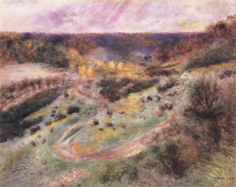 Pierre-Auguste Renoir Road at Wargemont china oil painting image